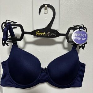 Carrie Amber Intimates Deep Blue Push-Up Bra